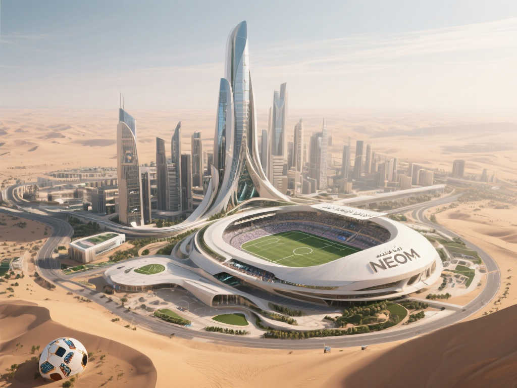 震撼!沙特豪掷1万亿英镑打造超级城市,剑指世界杯主办权 震撼!沙特豪掷1万亿英镑打造超级城市,剑指世界杯主办权